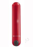 Intense Travelers Aluminum Rechargeable Vibrator - Red
