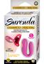 Surenda Enhanced Oral Vibe Rechargeable Silicone Vibrator - Pink/gold