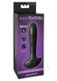 Anal Fantasy Elite Silicone Anal Teaser Usb Rechargeable Waterproof Anal Plug 4.7in - Black
