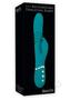 Adam And Eve Eve`s Rechargeable Silicone Thrusting Rabbit Vibrator - Green