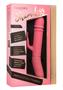 Shameless Tease Rechargeable Silicone Thrusting Rabbit Vibrator - Pink
