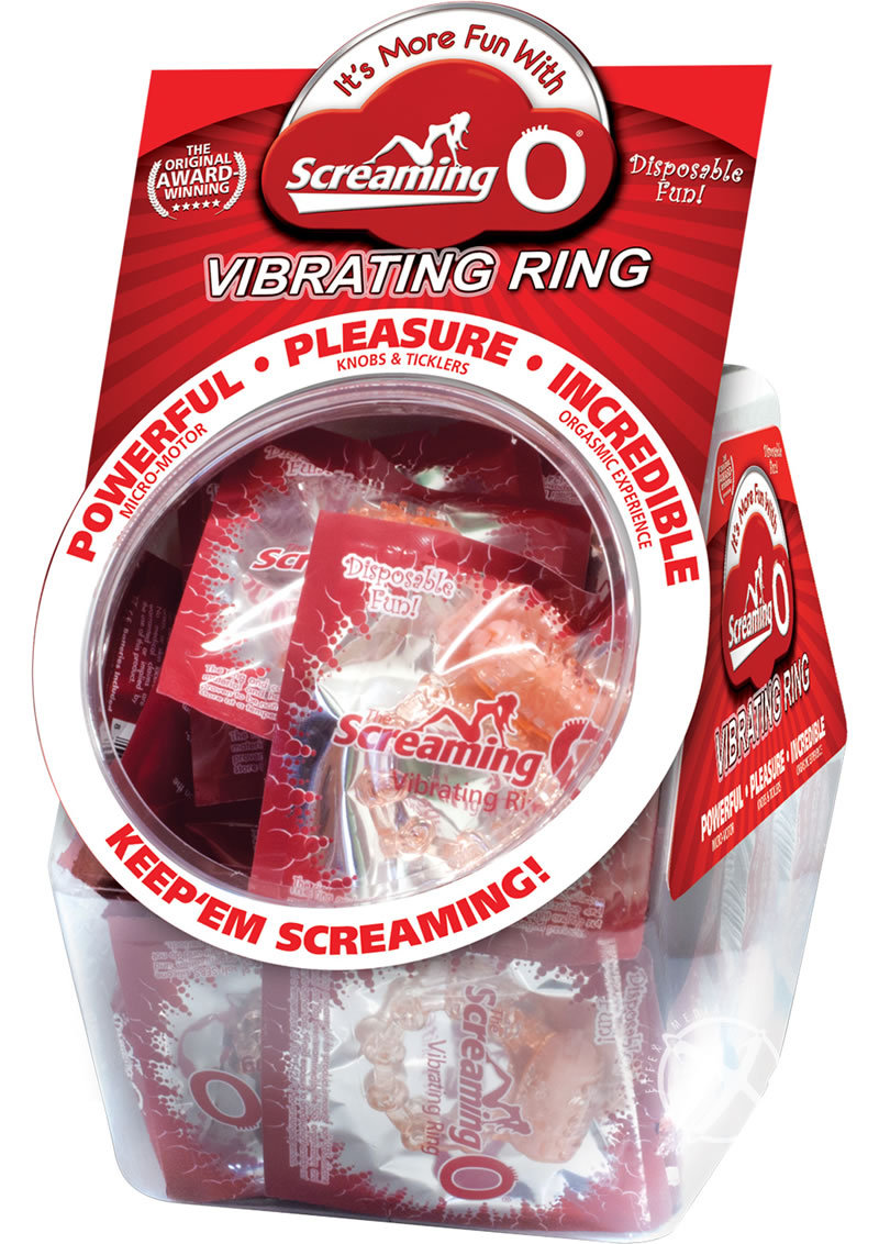 Screaming O Vibrating Ring Candy Bowl (48 Per Display)