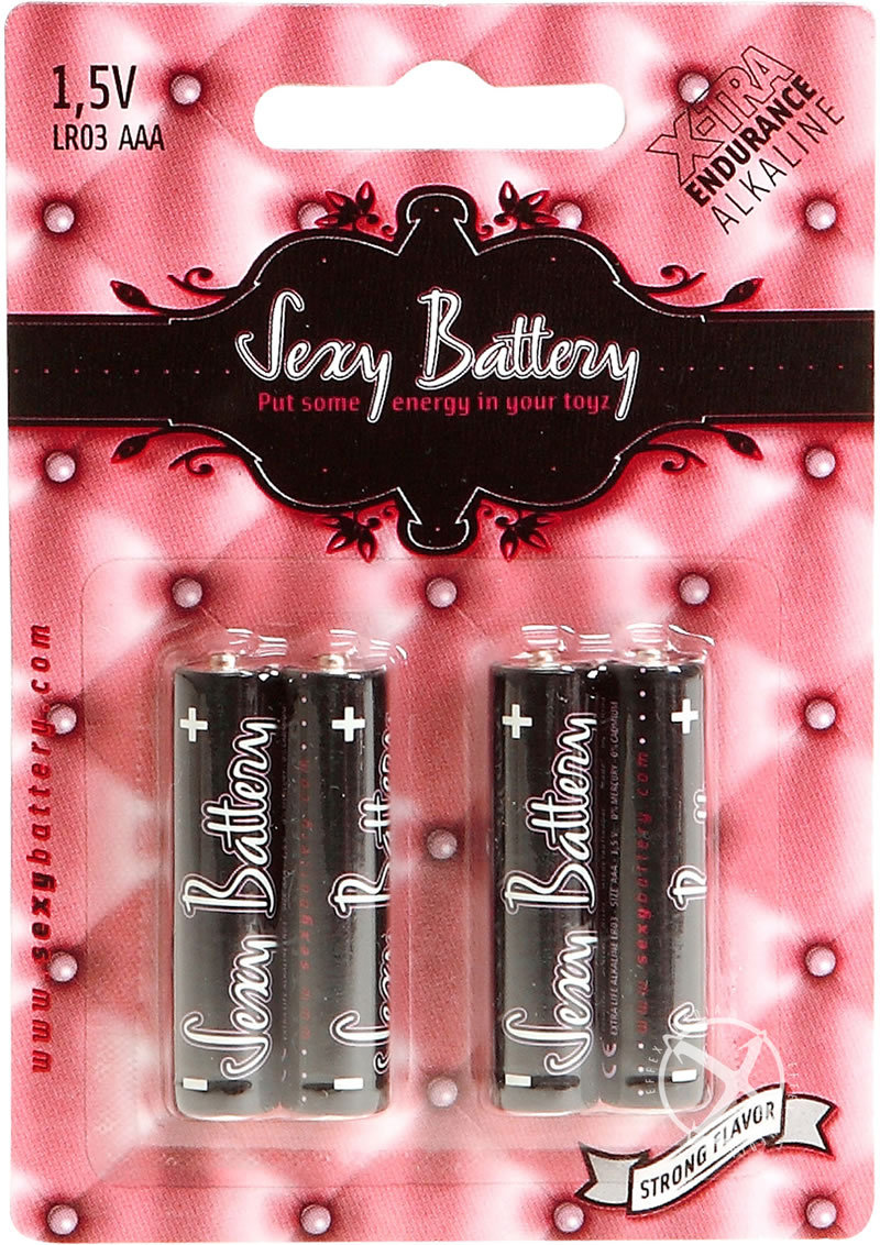 Sexy Battery Xtra Endurance Alkaline Batteries Lr03 Aaa/ 1.5v (4 Pack)