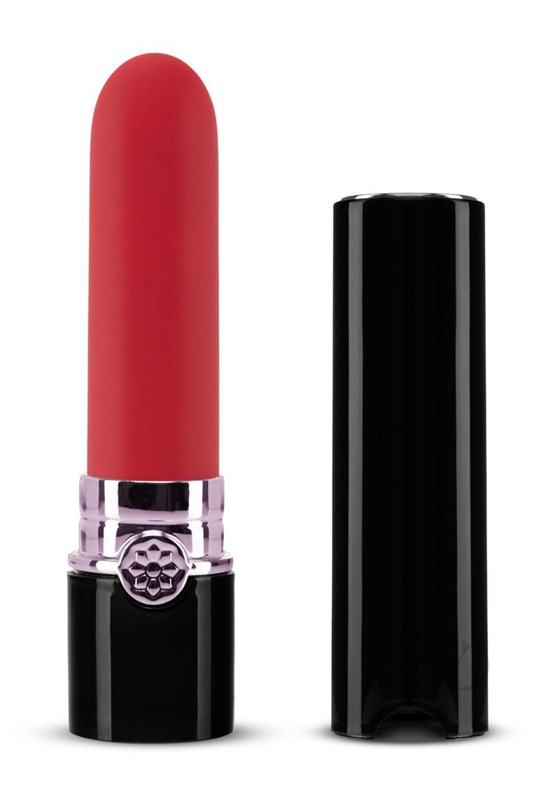 Lush Lina Reachargeable Silicone Lipstick Vibrator - Scarlet